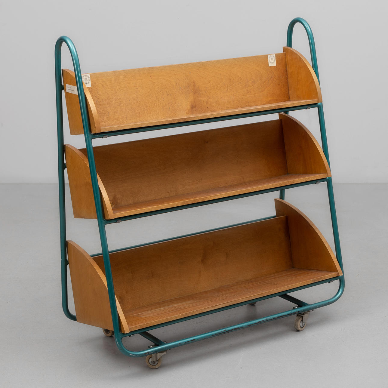 BOKVAGN för bibliotek, 1900-talets mitt.