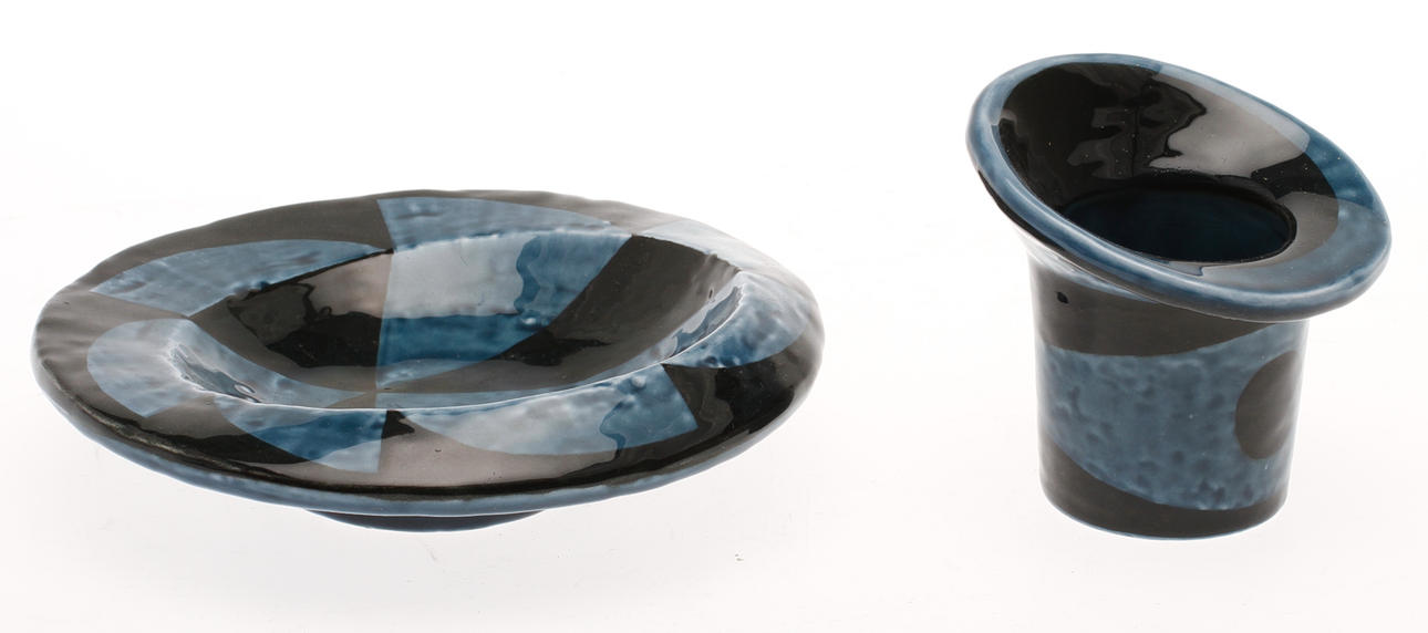 VAS och SKÅL, chamotte, Vilhelm Bjerke Petersen, Rörstrand.