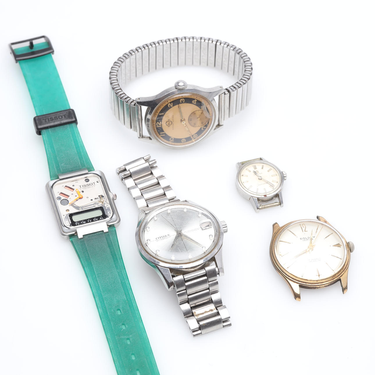 WRISTWATCHES 5 pieces.