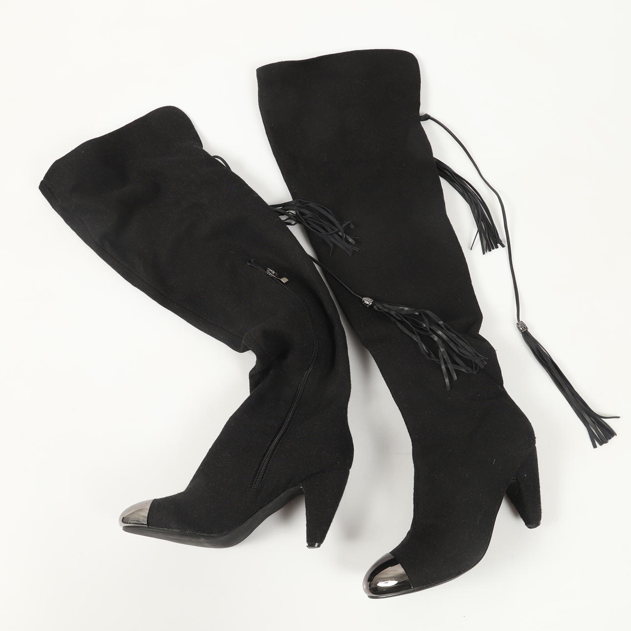 OVERKNUCKLE BOOTS, textile, Wilady, size 39.