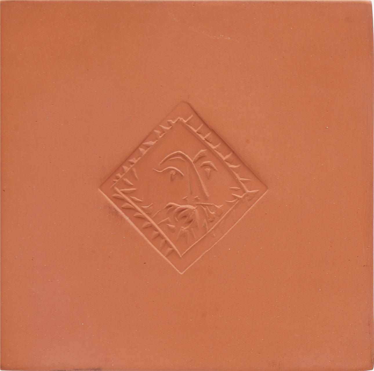 PABLO PICASSO. Losange au barbu (A.R. 628).