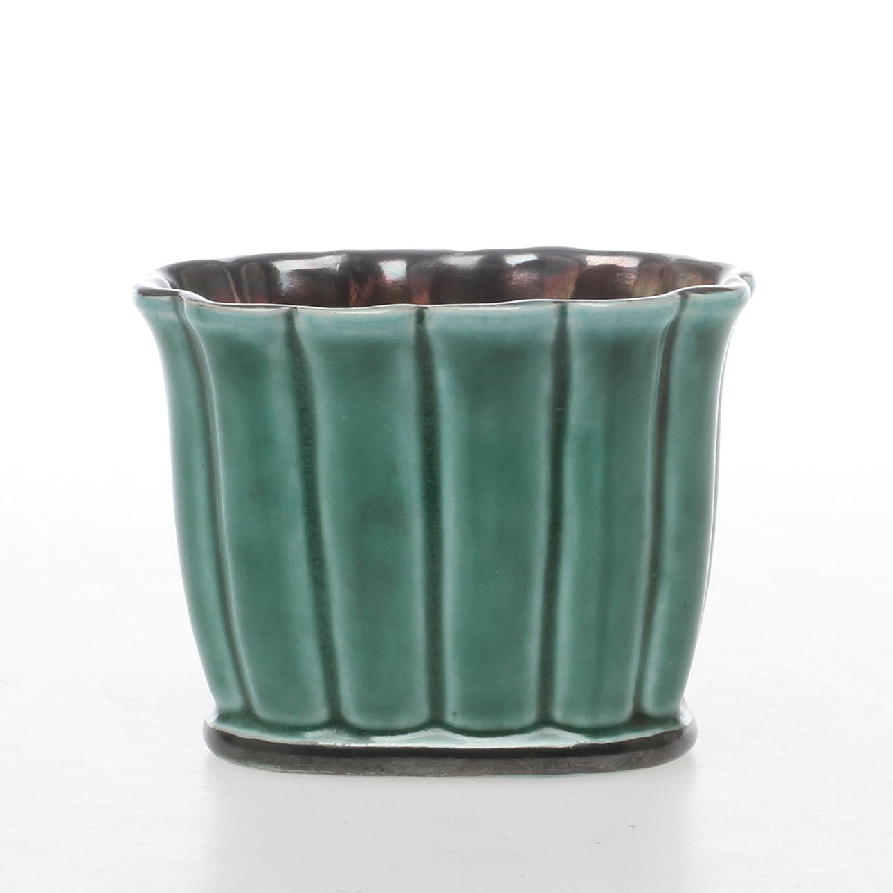 SKÅL/VAS, keramik, Argenta, märkt "Stockholmsutställningen 1930" undertill, Wilhelm Kåge för Gustavsberg.