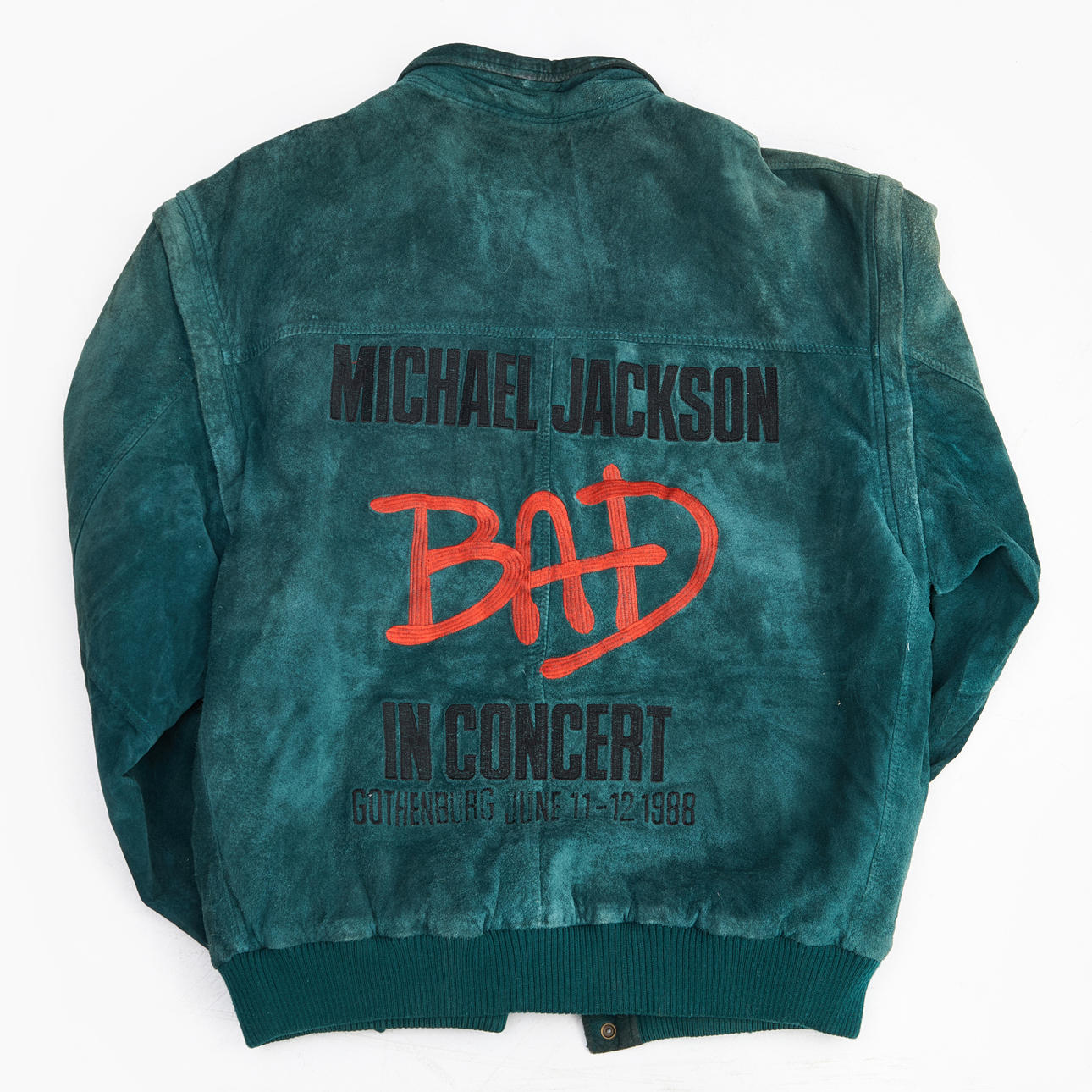 MICHAEL JACKSON, BAD IN CONCERT, Gothenburg 1988, tour jacket, Epic ...