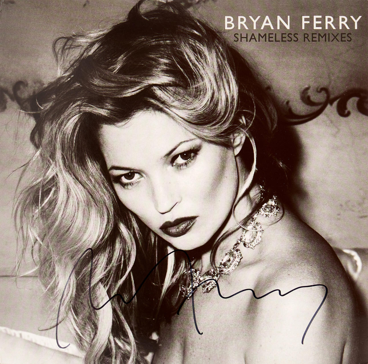 BRYAN FERRY, “SHAMELESS REMIXES”, 2010, signed album by Bryan Ferry.