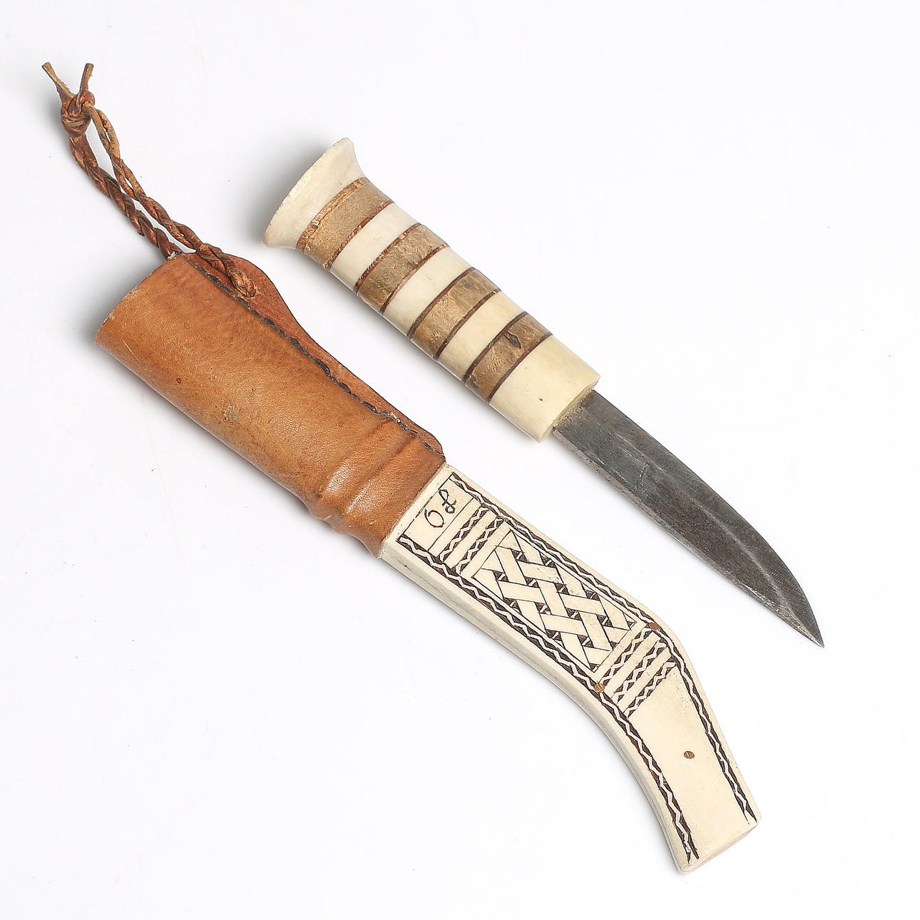 OLLE LUNDMARK. Kniv, samearbete, monogramsignerad "OL". 1900-tals andra hälft.