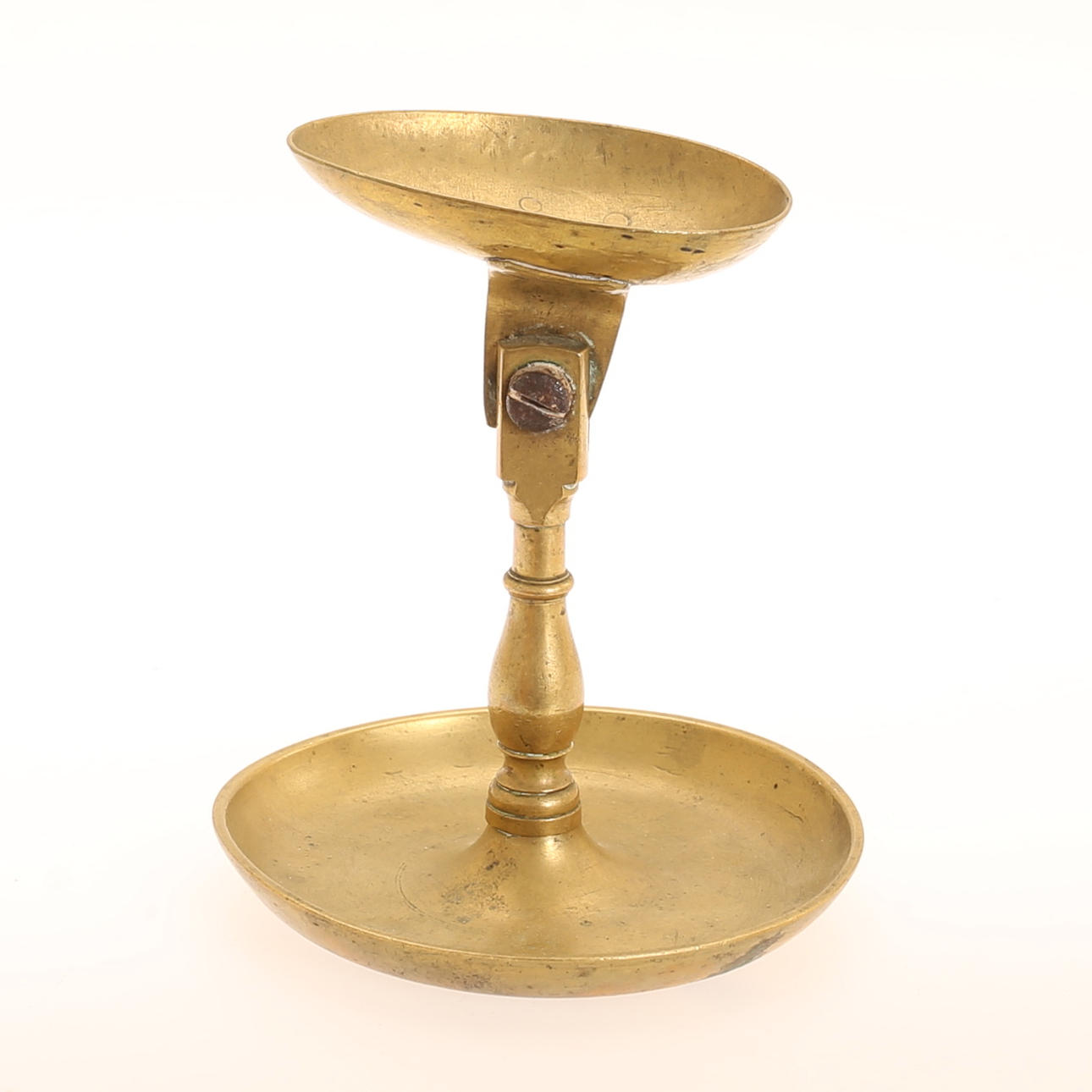 OLIE/TRANLAMPE, messing, 19. årh.