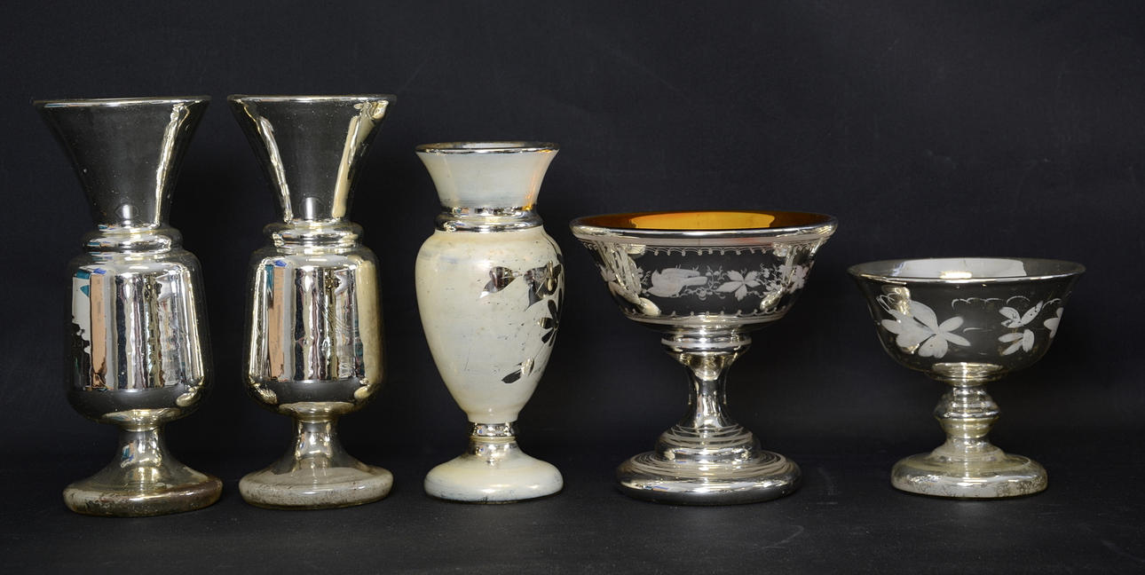 FATTIGMANSSILVER, 5-DELAR.