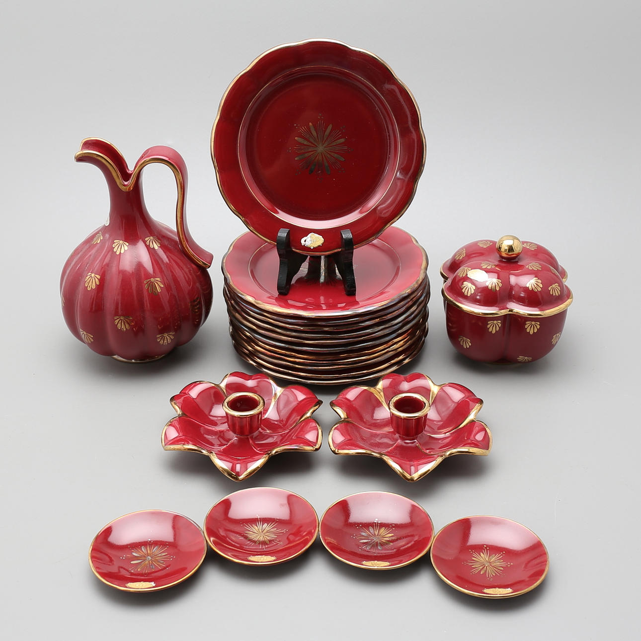 KERAMIK, 20 delar, Rubin Gefle.