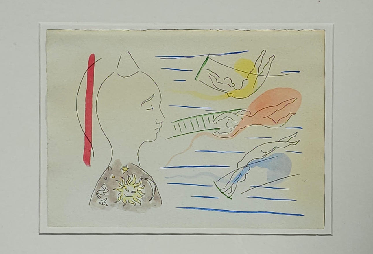 RAMON ROGENT. SIN TÍTULO. LITOGRAFÍA SOBRE PAPEL.