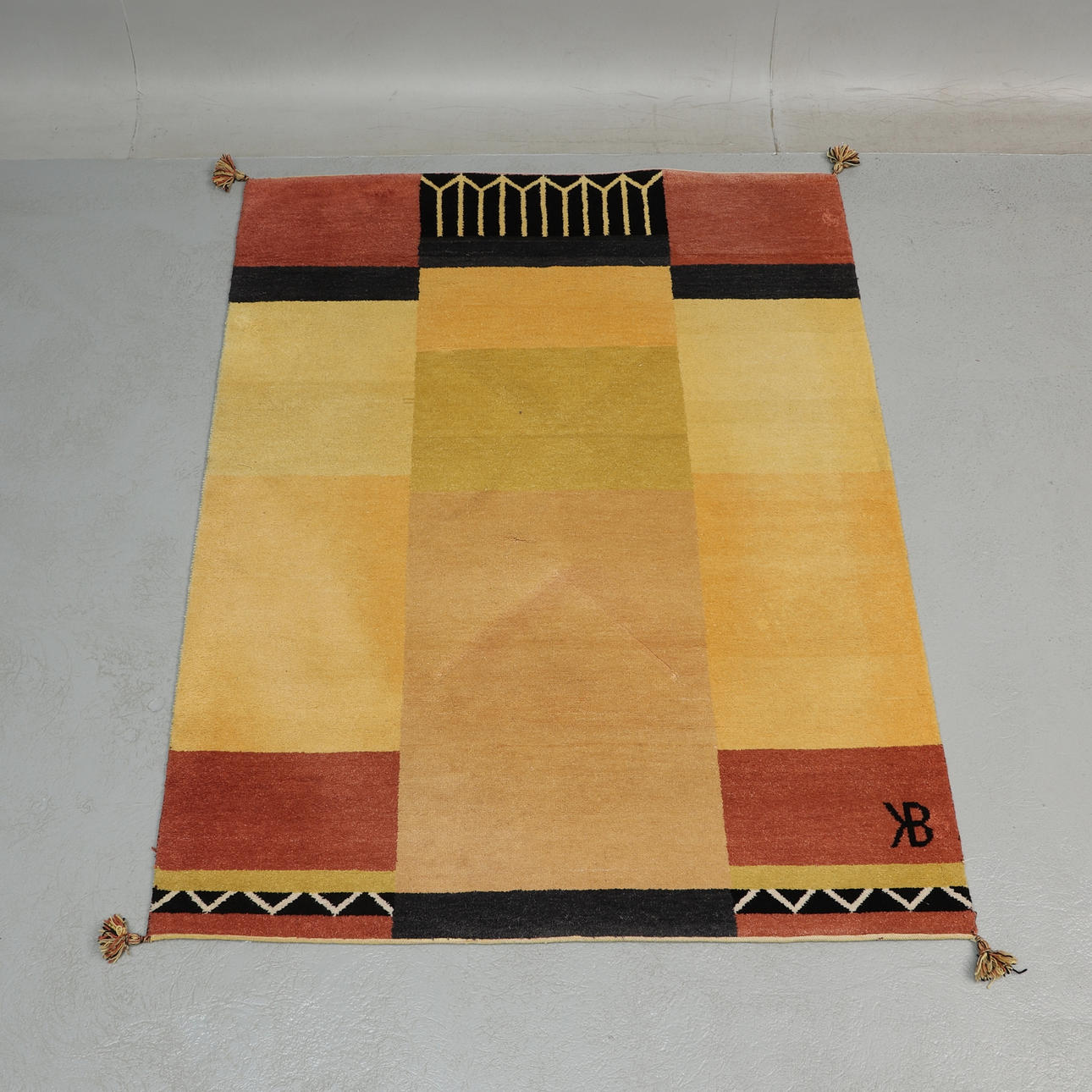 KARIN BERNHOLM. tæppe, Axeco.