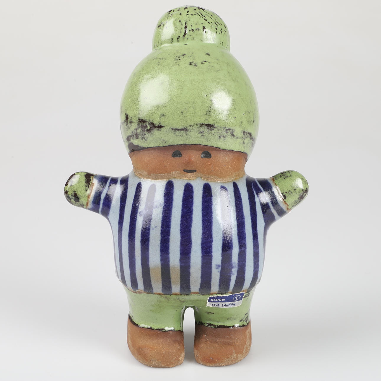 LISA LARSON. Figur, „Kalle“, stentøj, Gustavsberg.