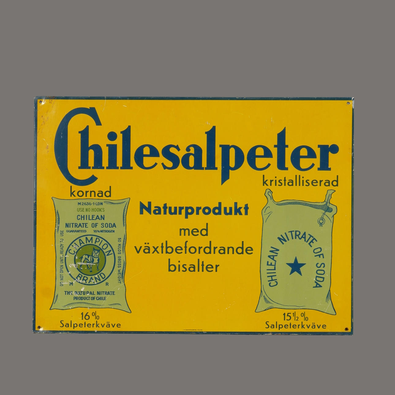 Un cartel publicitario, salpeter chileno, litografiado, década de 1920 ...