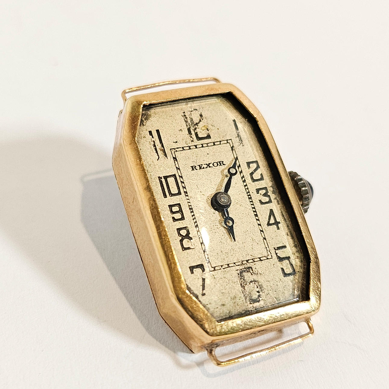 REXOR. LADY'S WATCH WITH 18K YELLOW GOLD CASE., WITHOUT ARMS. Clocks ...