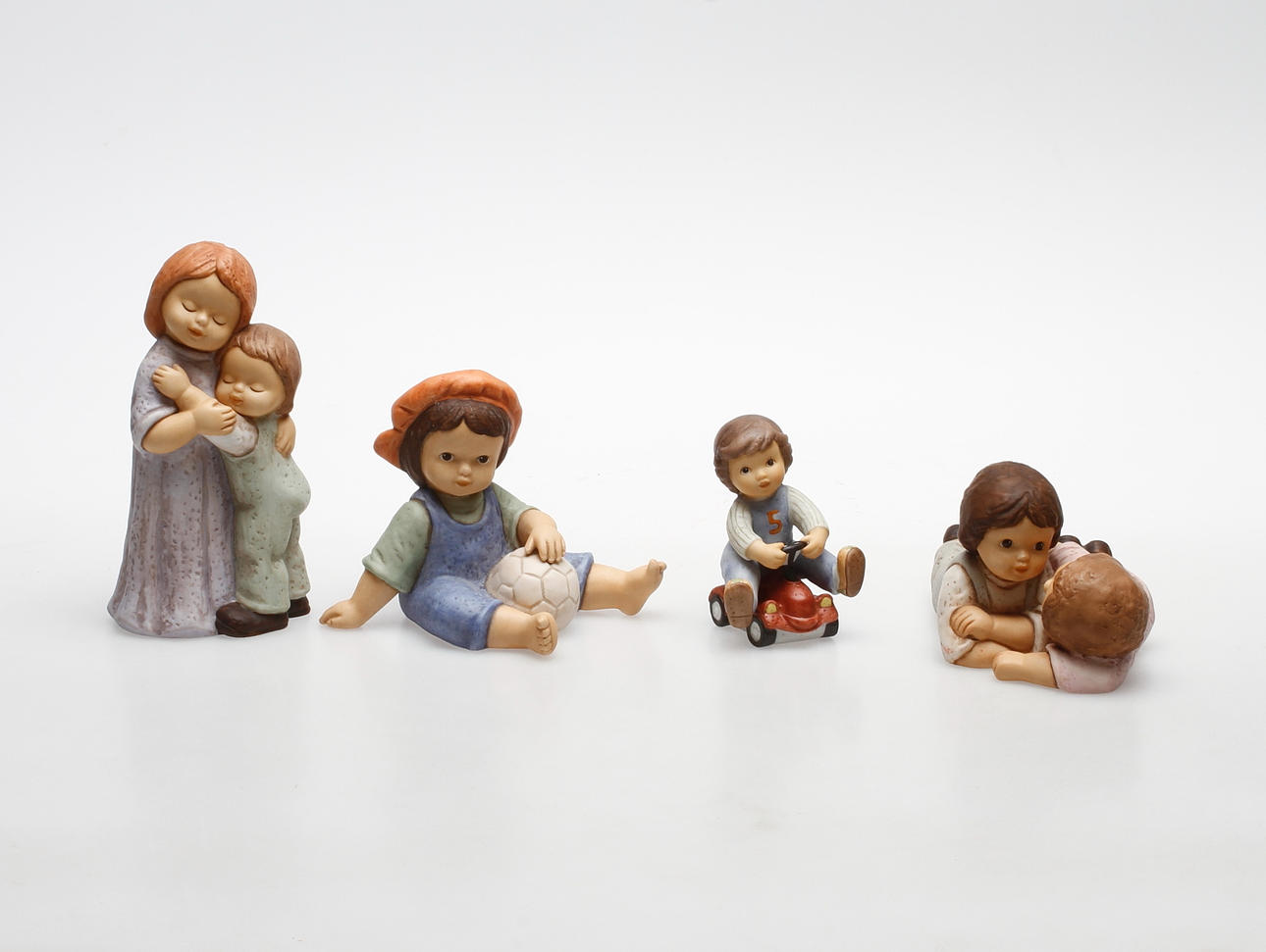 FIGURINER, 4 delar, Tyskland, Nina Marco, Goebel.