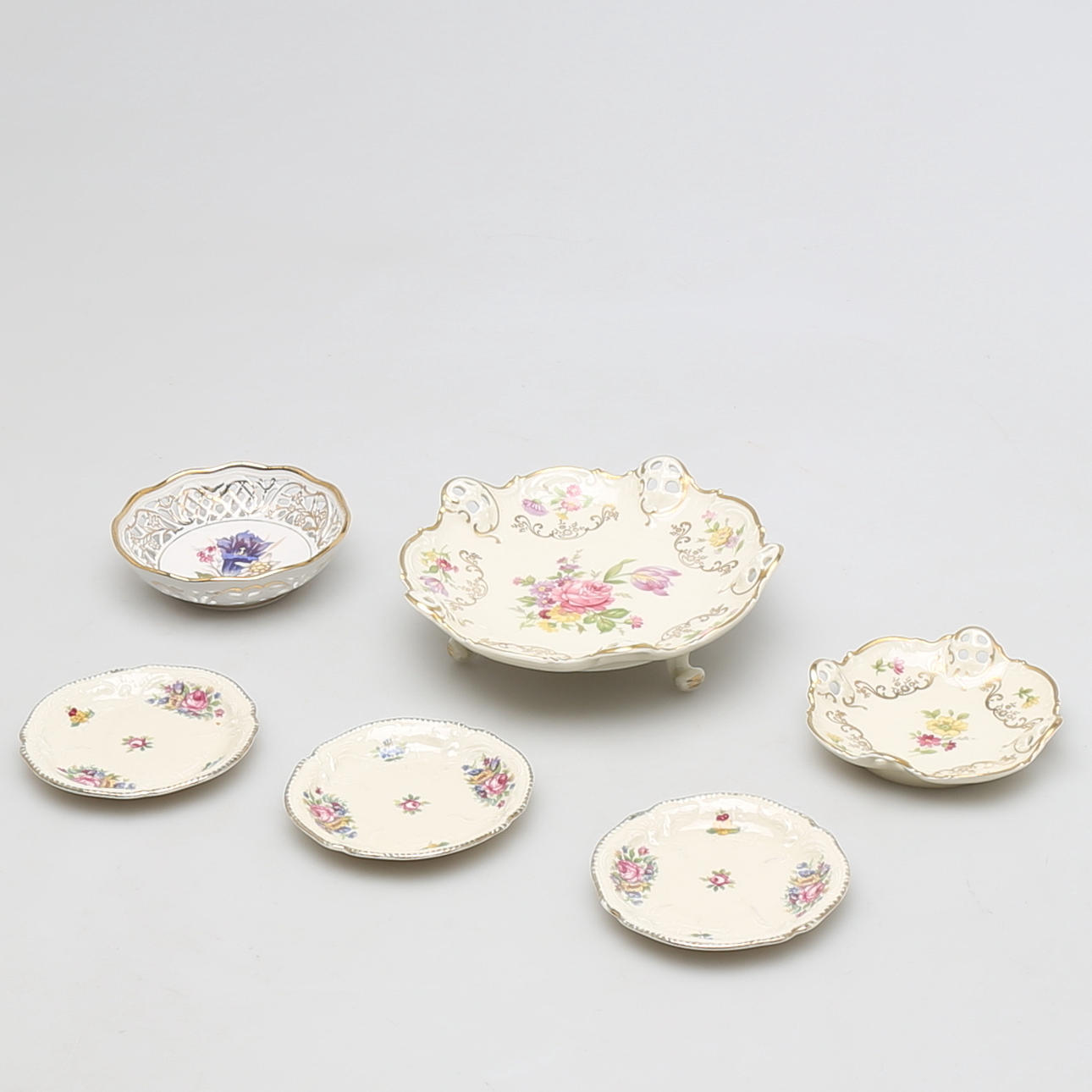 FAT i porslin, 5 st, Rosenthal och Kronach, Tyskland.