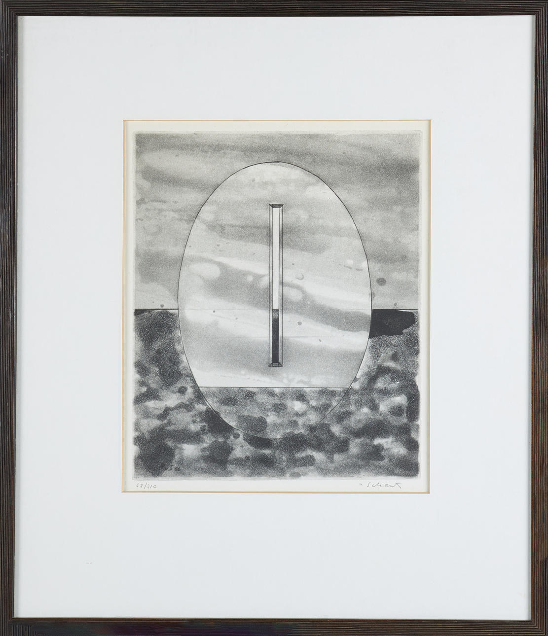 PHILIP VON SCHANTZ. Geometric composition, etching, signed and numbered 68/3210.
