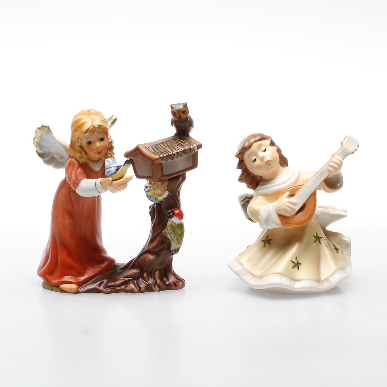 FIGURINER, 2 delar, Änglar, Tyskland, Goebel.