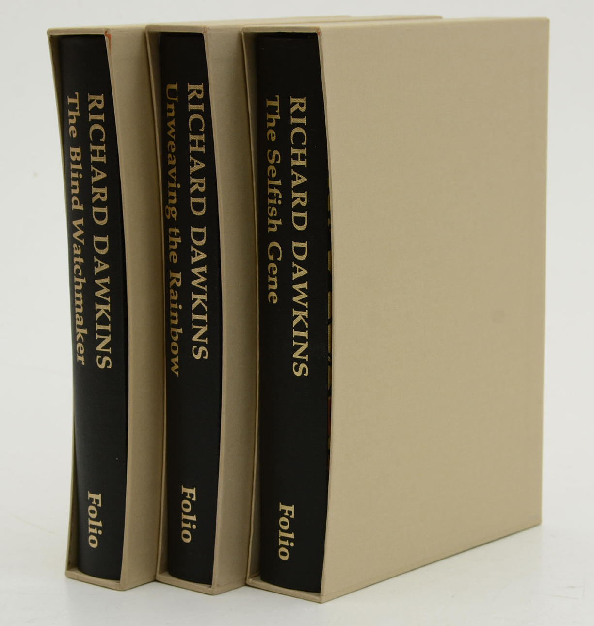FOLIO SOCIETY. Richard Dawkins, 3 bind.