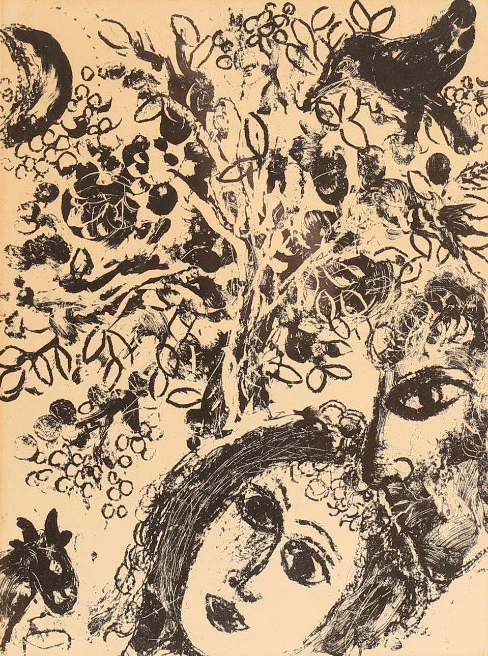 MARC CHAGALL. EFTER. Tryck.