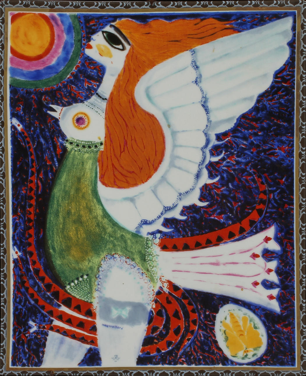 MAX WALTER SVANBERG. Keramik, för Rörstrand, numrerad 121/475.