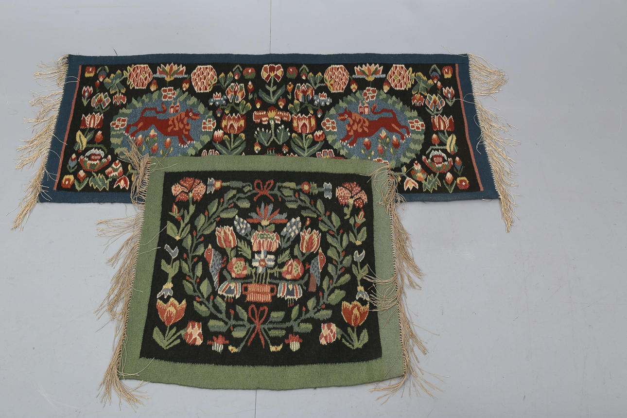 VÄVNADER, flamsk, 2 stycken, 1900-talets första hälft.