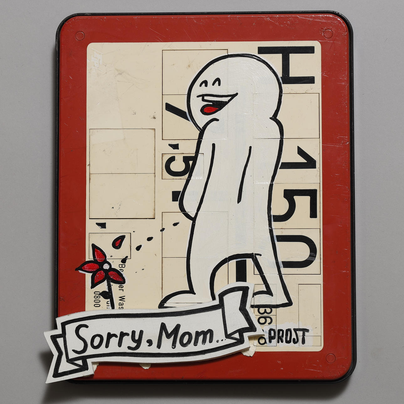 MEIN LIBER PROST. Assemblage “Sorry, Mom... “, signed. Germany.