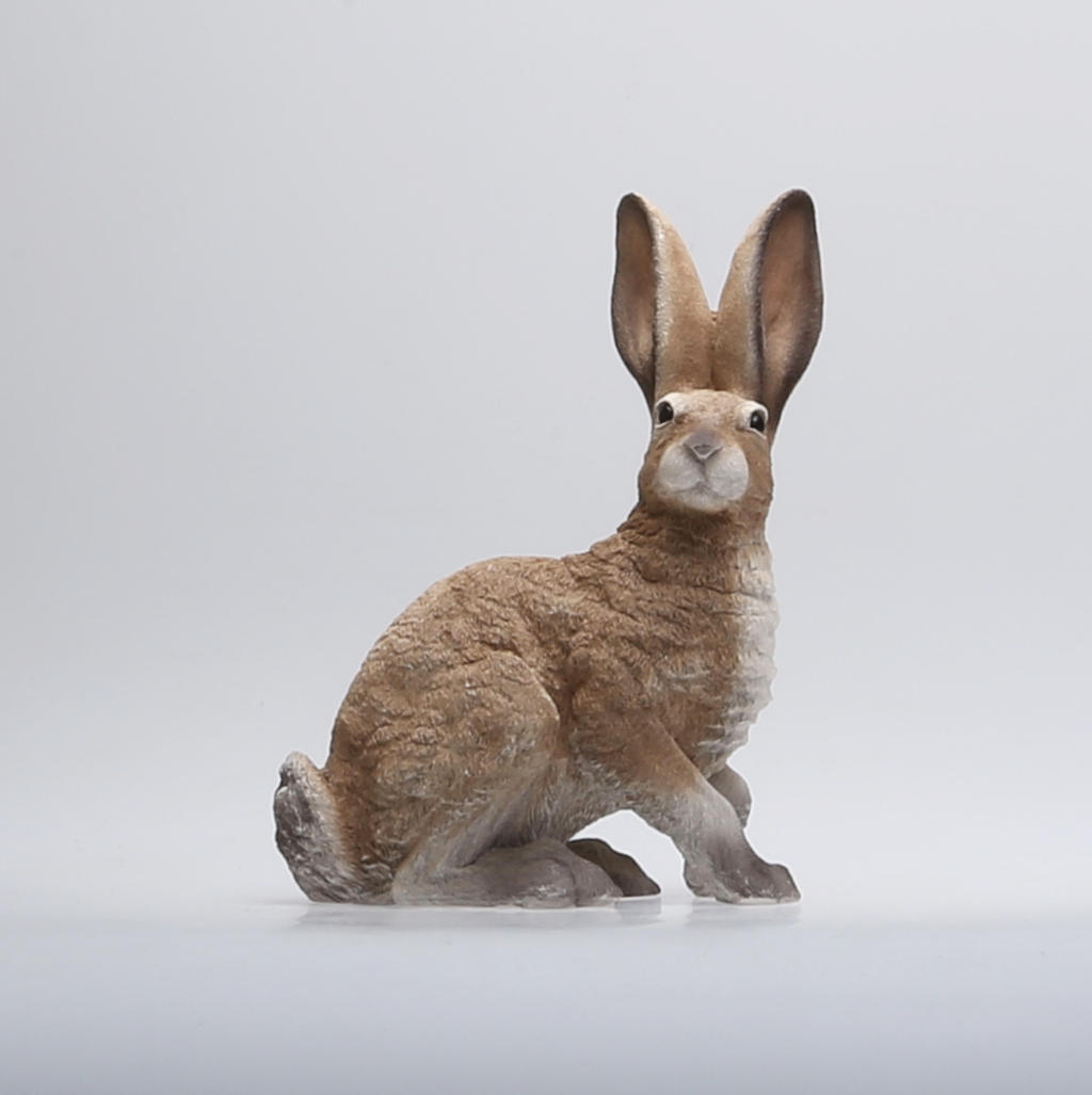 SKULPTUR, konstmassa,"Jack Rabbit", Animal Classic, United Design.