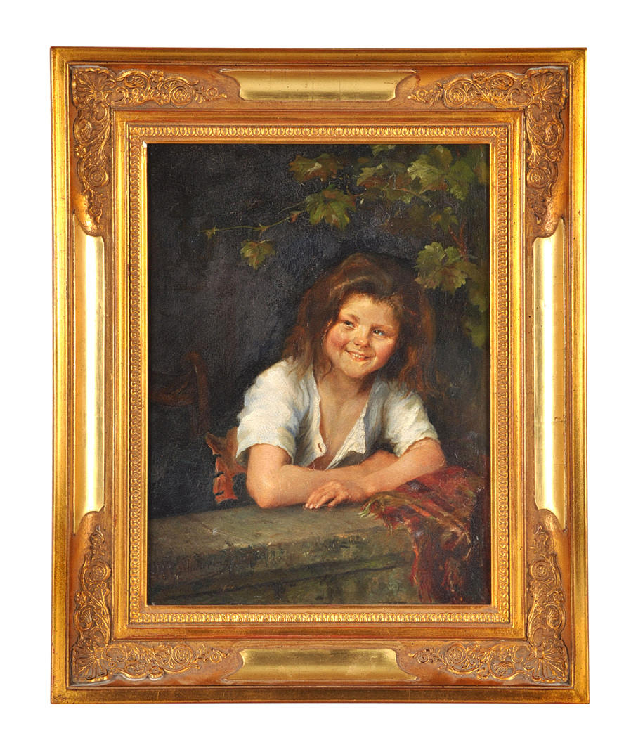 HEINRICH SCHWIERING. Drömmande tjej.