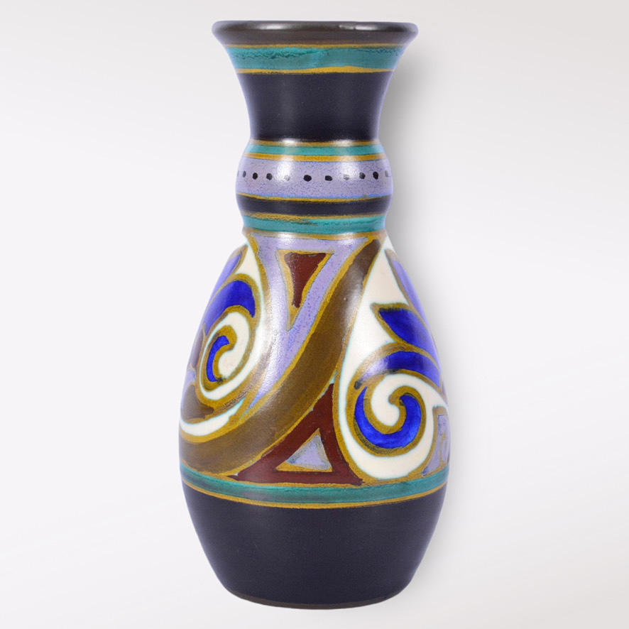 Keramisk vase, Gouda, Holland.