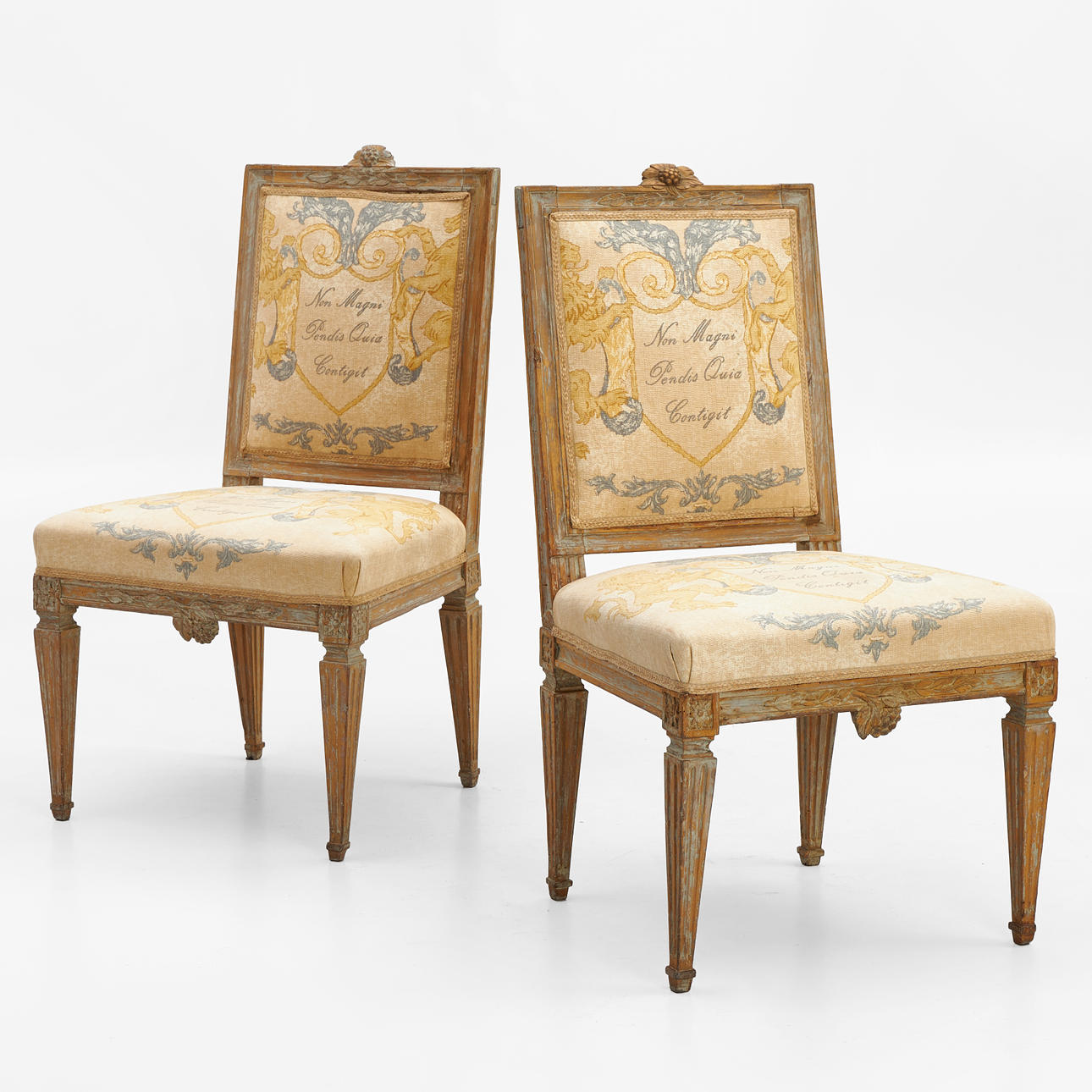 STOLE, 1 par, sengustavianske.