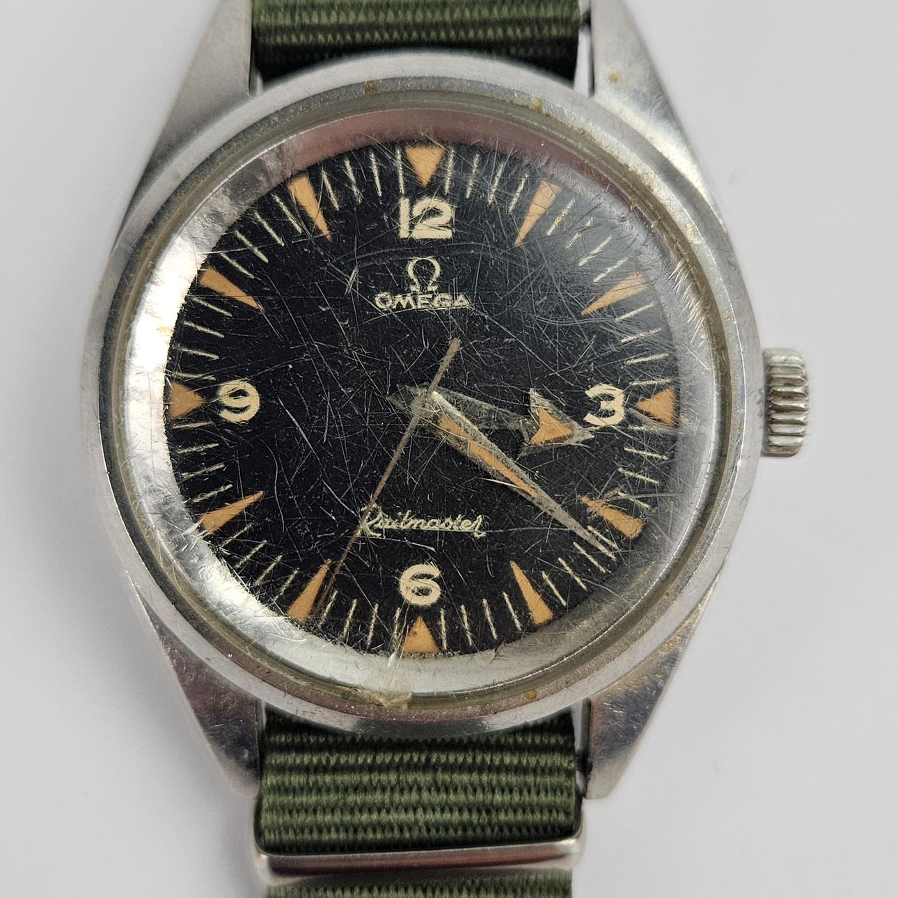 A wristwatch, Omega, Railmaster, 1959.
