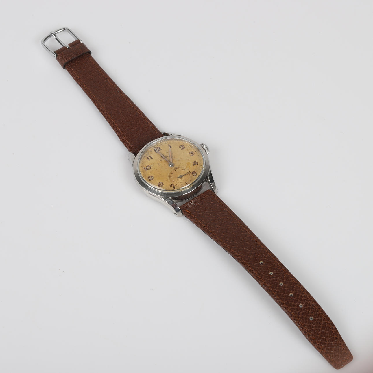 ARMBANDSUR, Omega, stål, 1950.