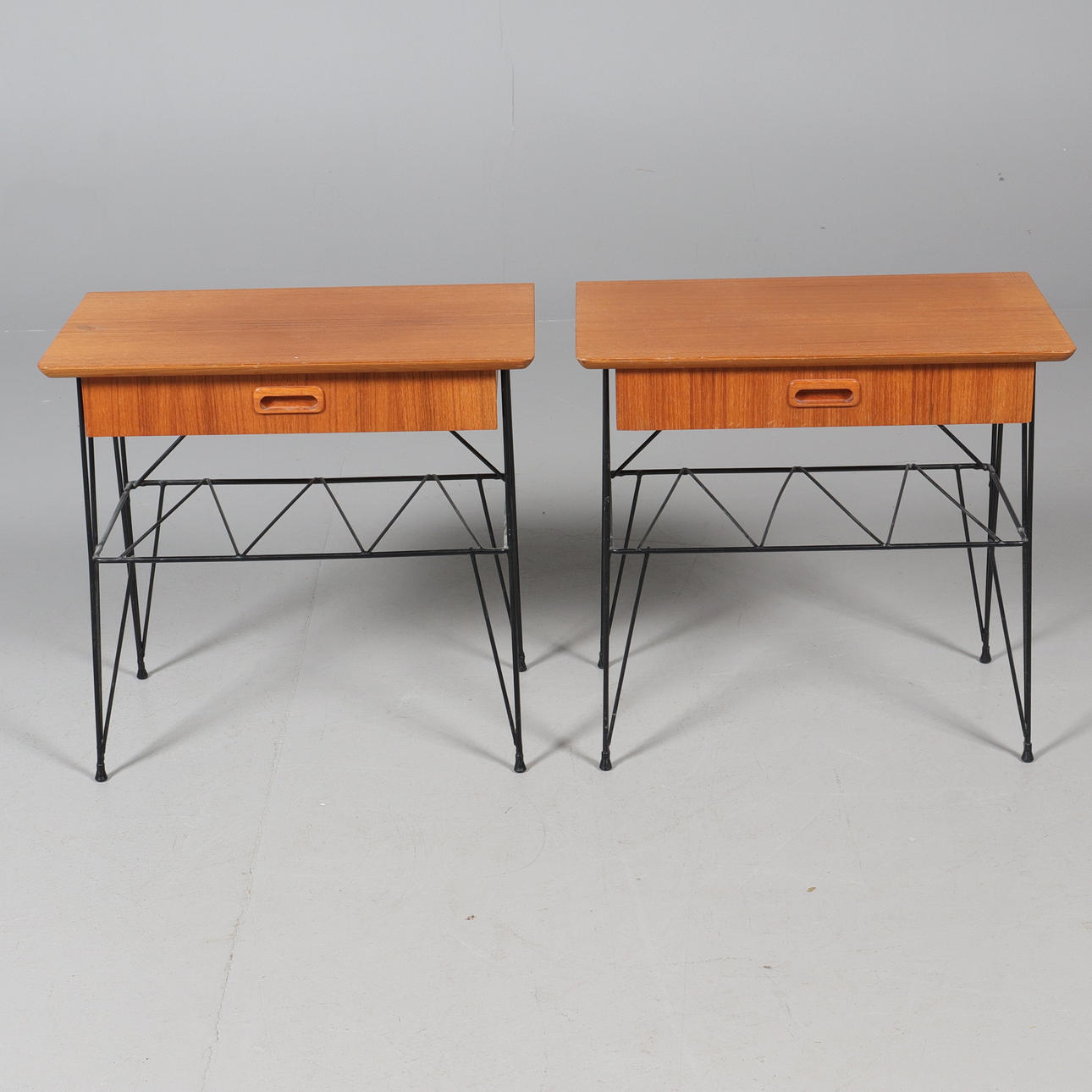 SÄNGBORD, Ett par, Teak.