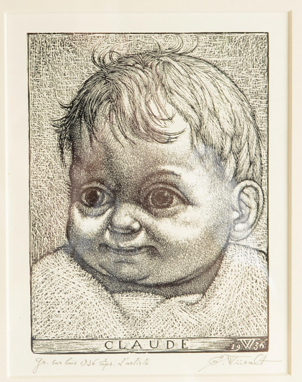 EDUARD WIIRALT. Etsning.
