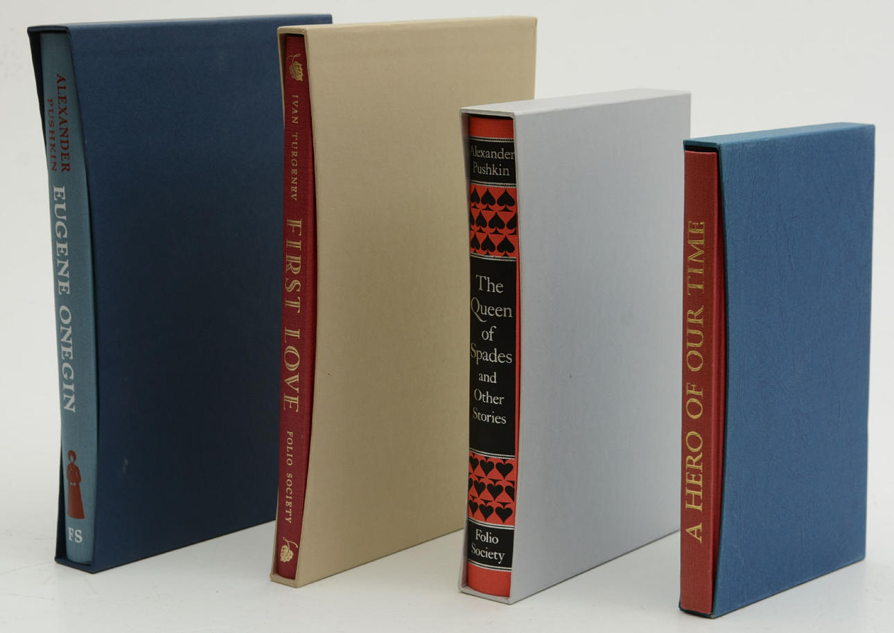 FOLIO SOCIETY. Ryska författare, 4 volymer.