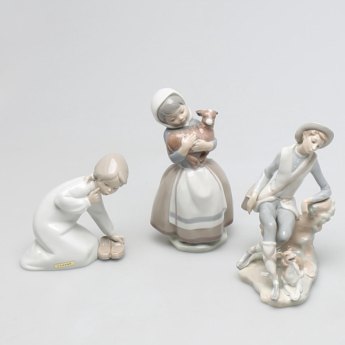 PARTI PORSLIN, 3 delar, Nao, LLadro, Spanien.