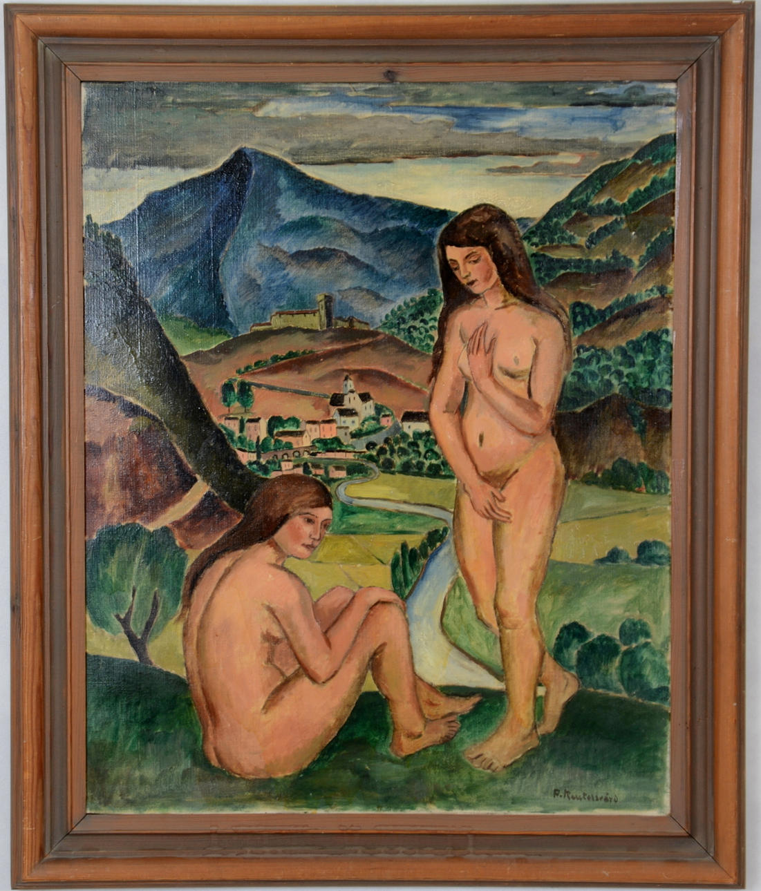 PATRIK REUTERSVÄRD. Olja på duk.