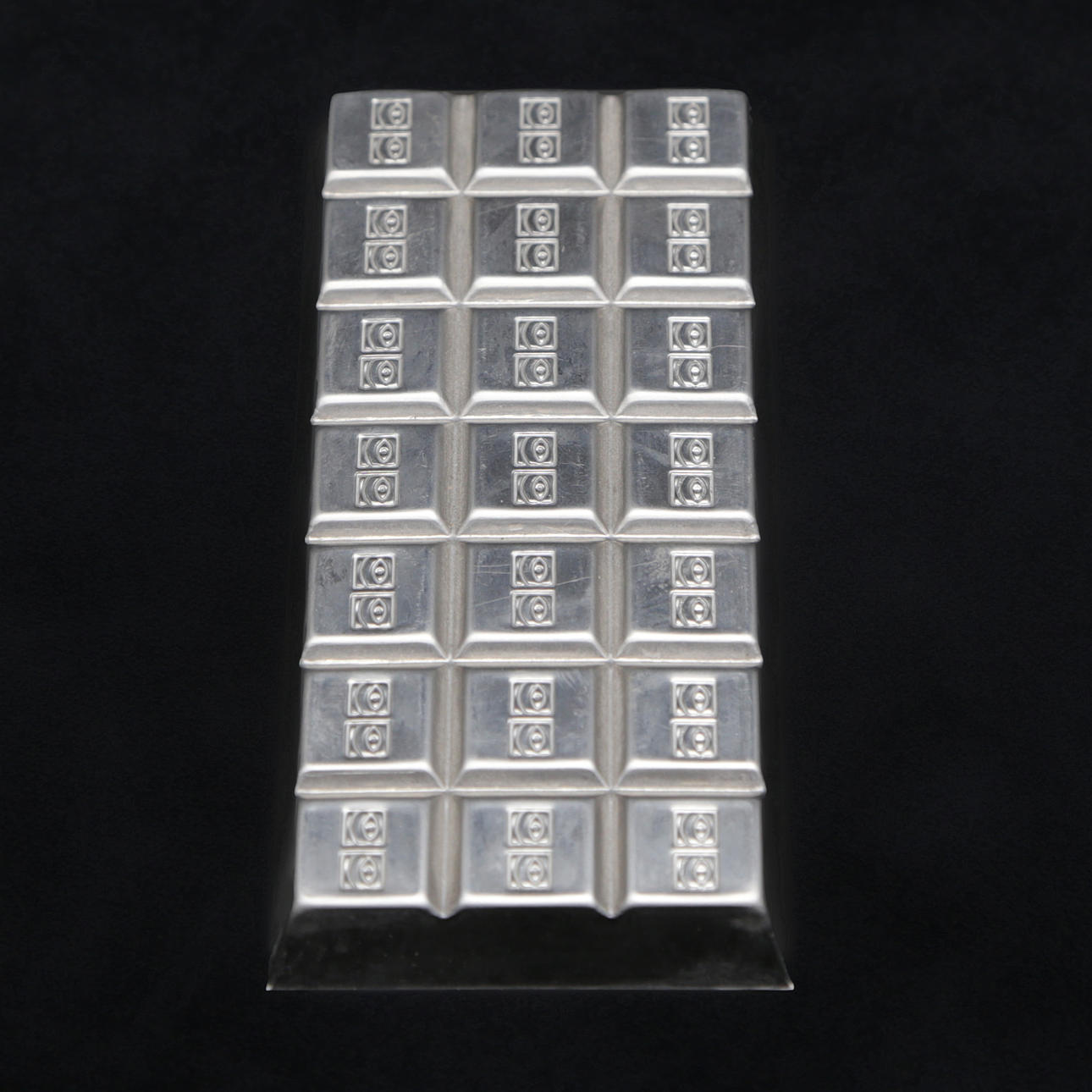 CHOKLADFORM, metall.