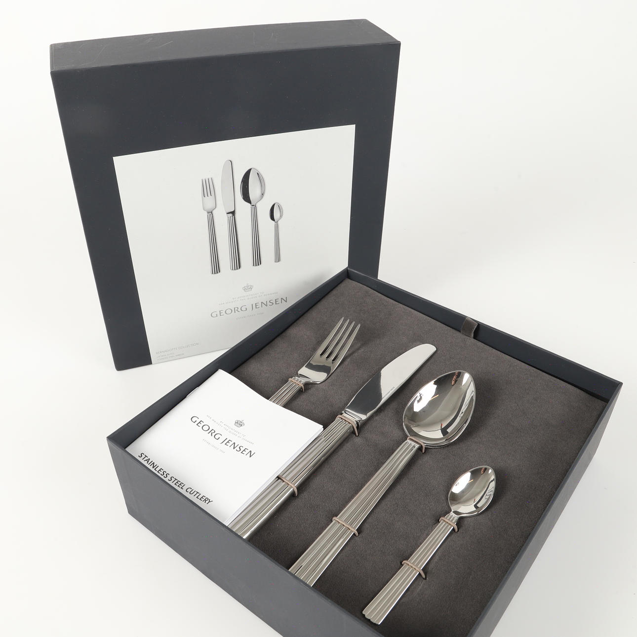 SIGVARD BERNADOTTE. Bestik, 24 stykker, rustfrit stål, Georg Jensen, Danmark.