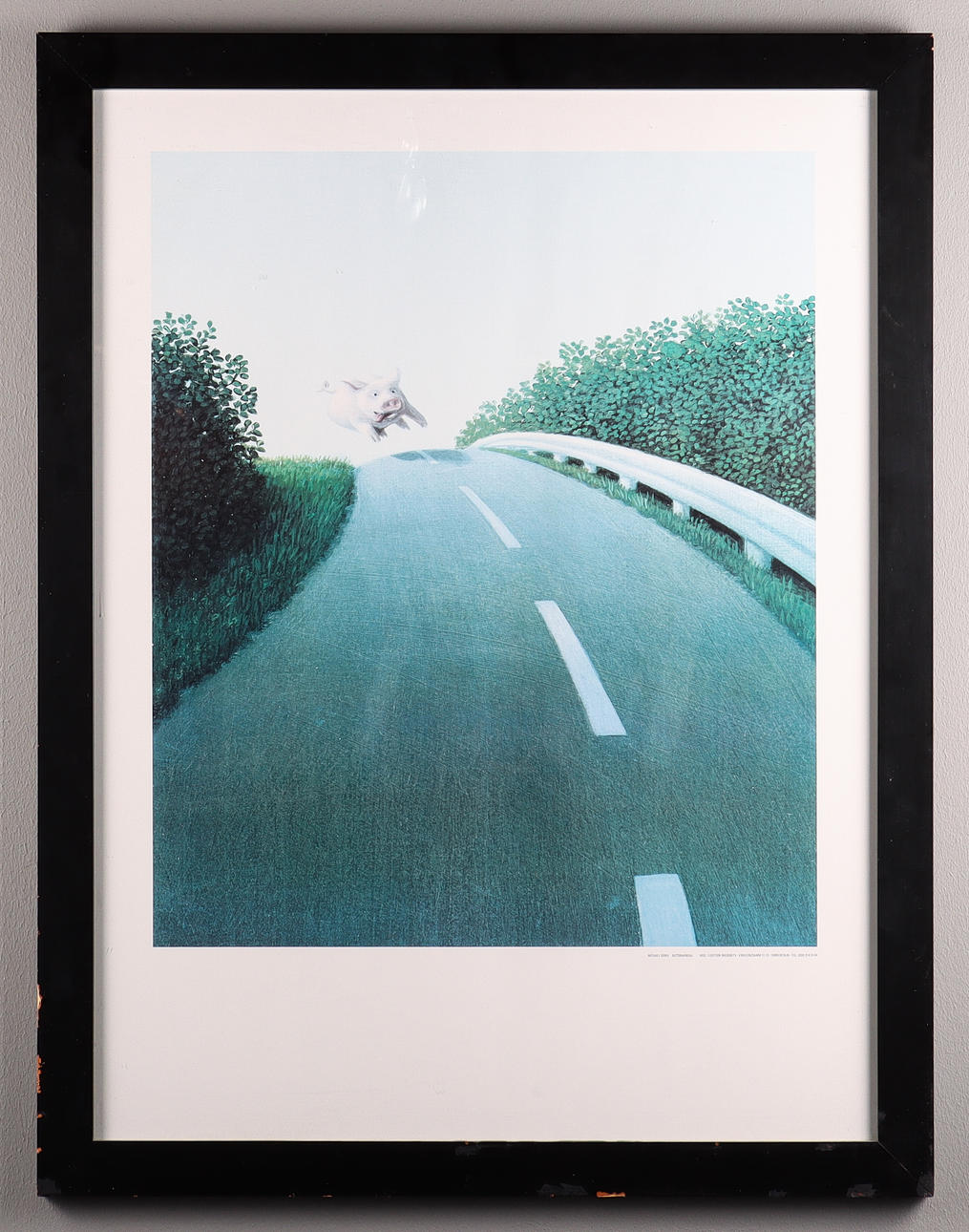 PLAKAT Michael Sowa, Autobahnsau.