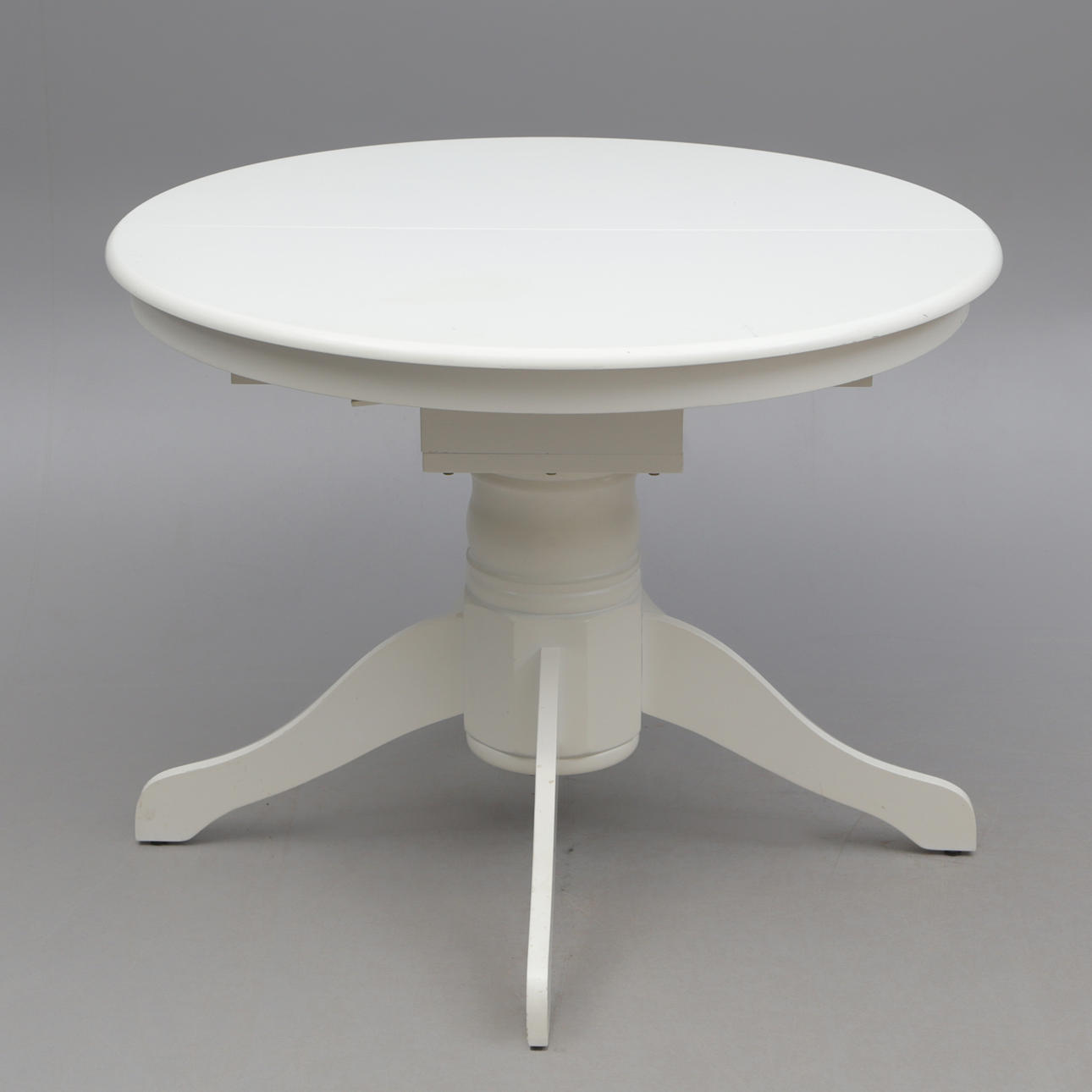 MATSALSBORD, vitt, med iläggsskiva.