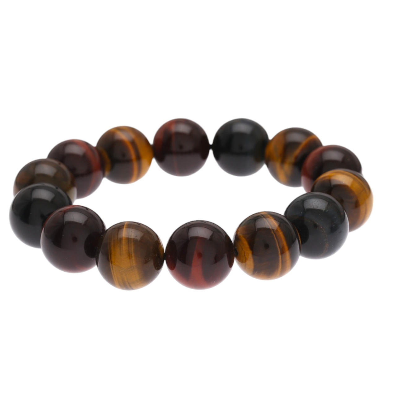 Quarz-Armband mit Katzenaugen.