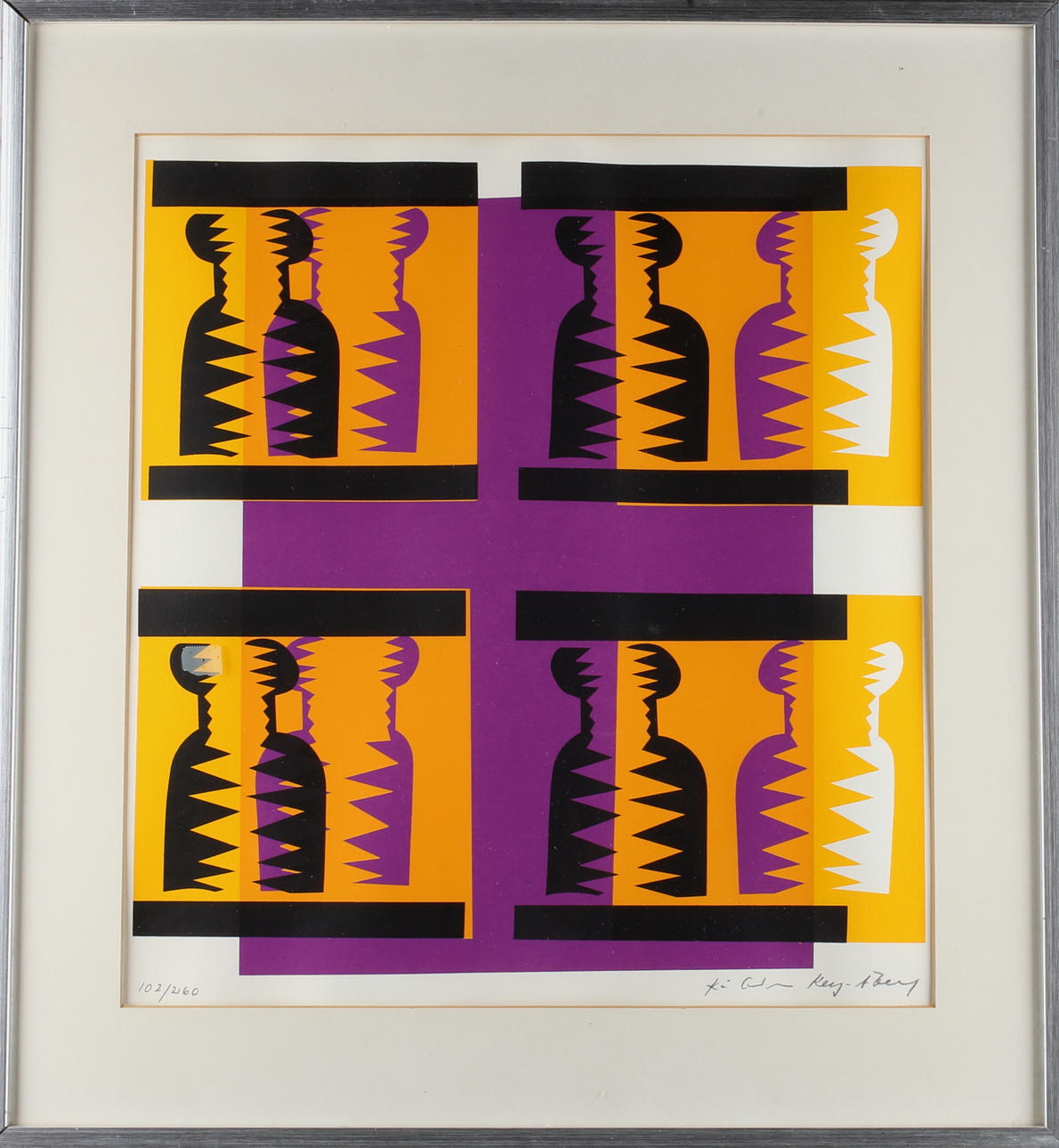 GUDRUN KEY-ÅBERG. färglitografi, signerad samt numrerad 102/260.