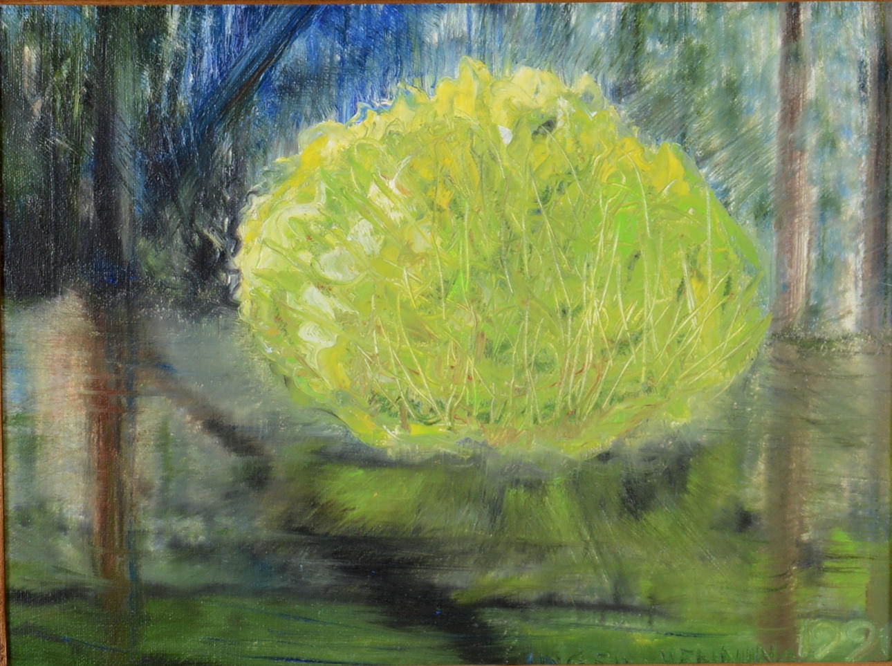 INGRID HENNING. Olja på duk.