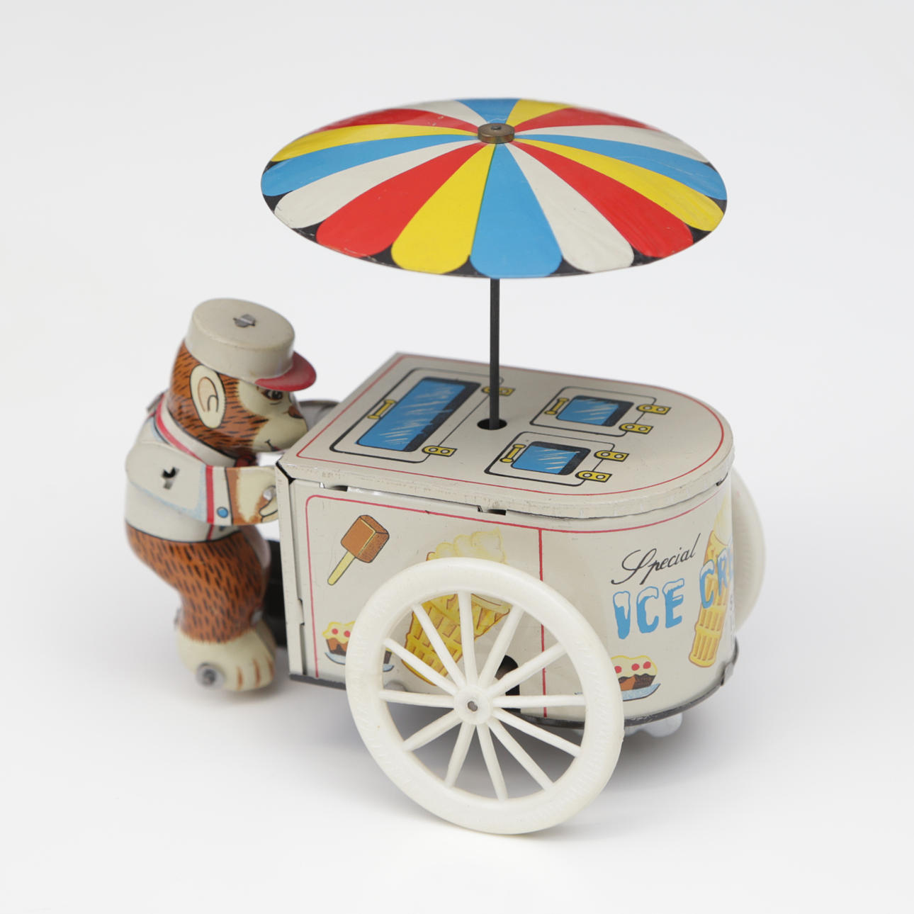 JUGUETE, metal/plástico. Helado.