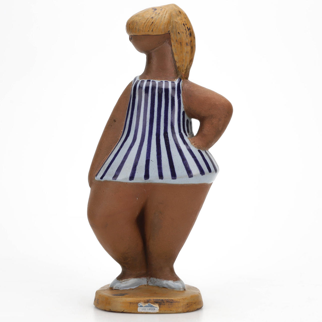 LISA LARSON. Eine Steinzeugfigur, „Dora“, Gustavsberg.