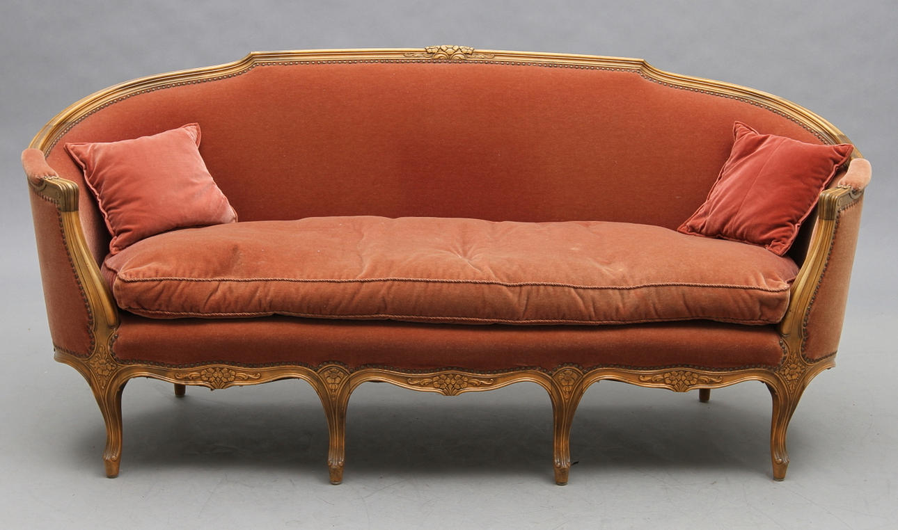 SOFFA, Rokokostil, 1900-tal.