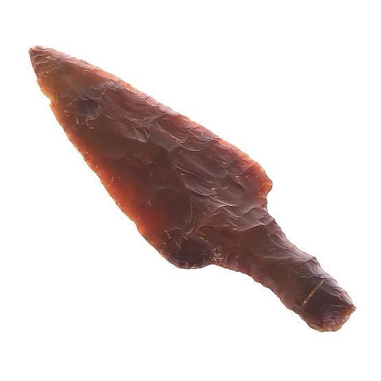 SPJUTSPETS, flinta, stenålder/tidig bronsålder omkring 1800 f.Kr.