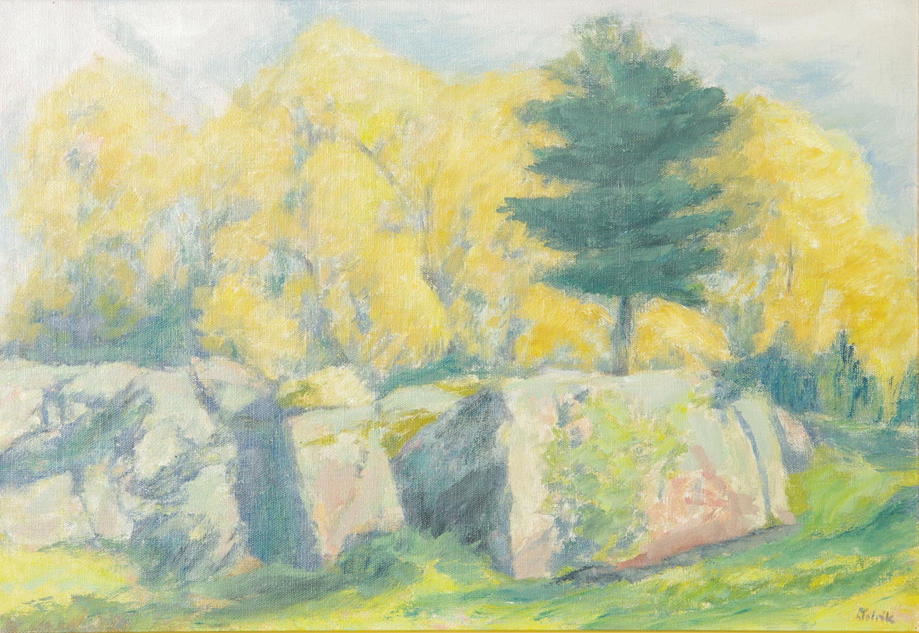 HERMAN TALVIK. Landskapsmotiv, olja på duk, signerad Talvik.