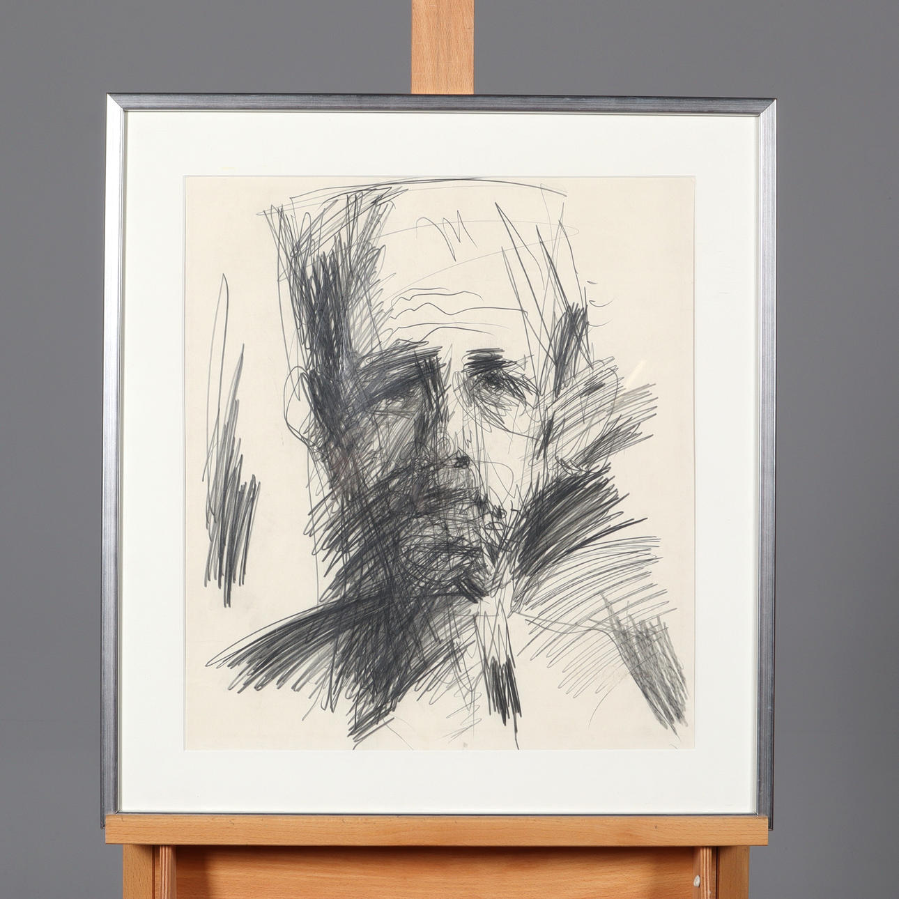 KULO GREEN. TEGNING, blyant, signeret.